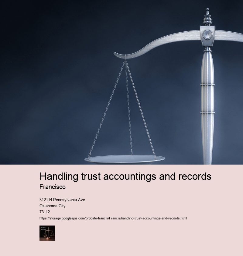 Handling trust accountings and records
